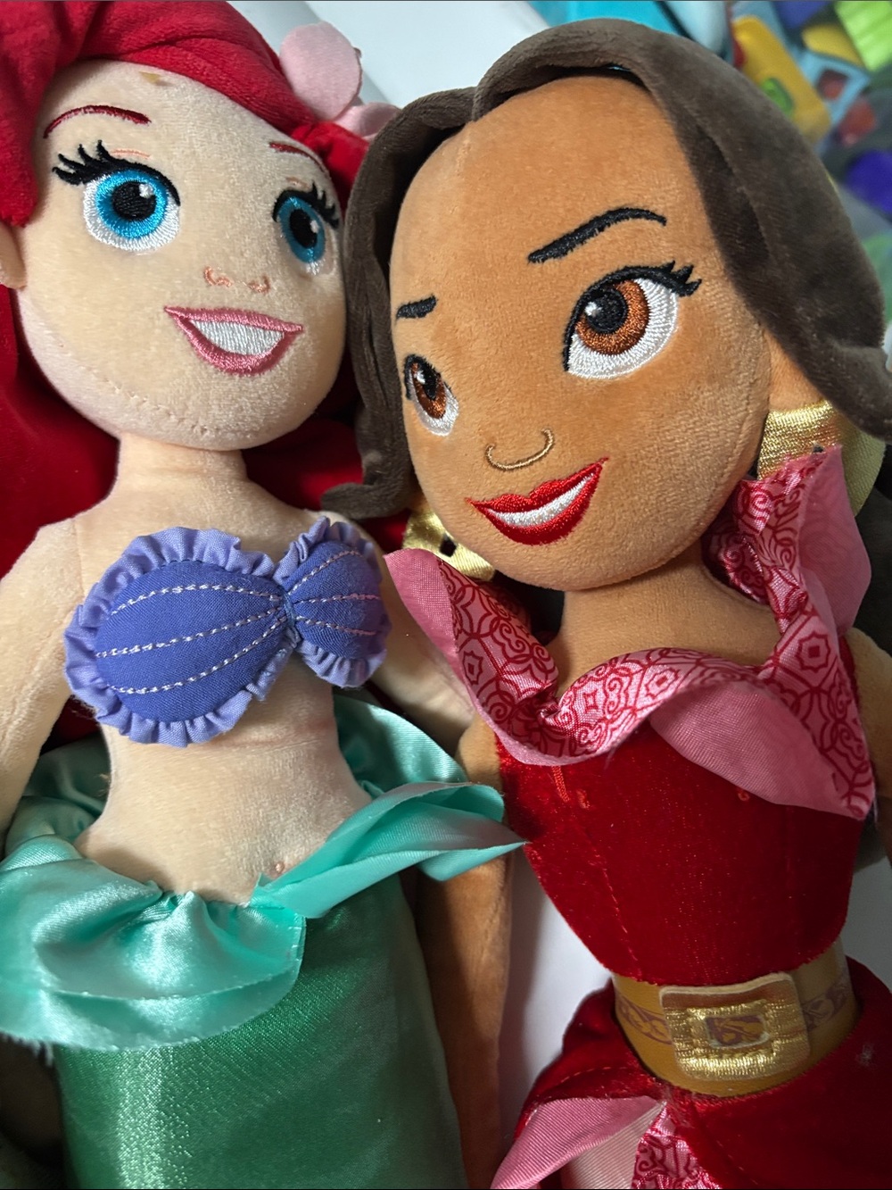 Bundle Disney Princess Plush Dolls- Ariel, Moana and Elena - Picture 7 of 15